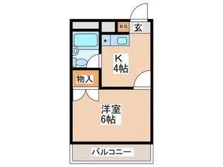 タイセイパレス萱島【3階】の間取り