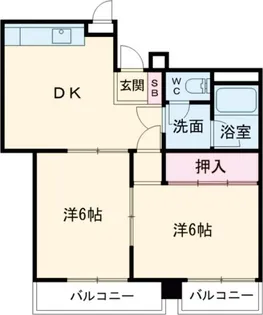 エアリー西日暮里【6階】の間取り