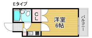 住吉パークハイツ【2階】の間取り