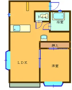 メゾンドSAKATA【2階】の間取り