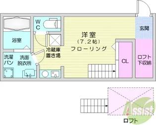 副都心支倉百番館【1階】の間取り