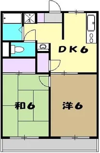 ベルメゾン桜上水【1階】の間取り