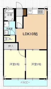 サンライズ棚橋【2階】の間取り