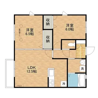 ラフィーネ宇都宮II【2階】の間取り