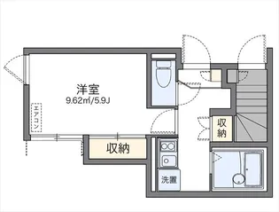 レオネクストタフィー サーフ【1階】の間取り