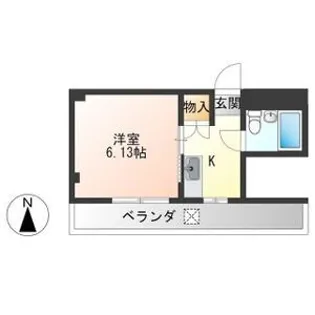 OMレジデンス宇都宮【2階】の間取り