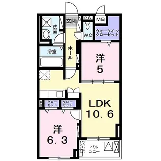 コンコルディア【3階】の間取り