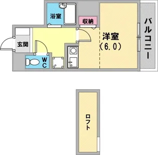 テンボス丸山II【2階】の間取り