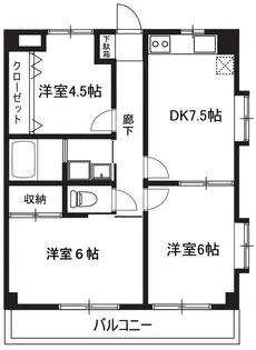 志幸84GRANDEII【3階】の間取り