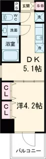 エステムコート東京八王子【12階】の間取り