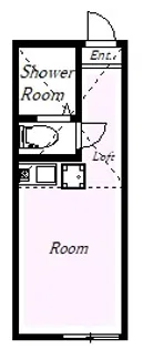 ユナイト東白楽ロジャーフェデラー【2階】の間取り