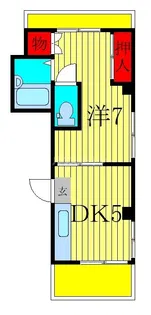 ハイツ上本郷【3階】の間取り