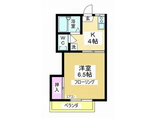 コーポもろやま【2階】の間取り