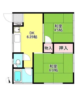 ハイツタカハシ【2階】の間取り