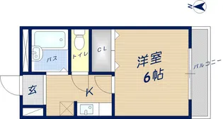 グリーンヒルズ・F【2階】の間取り