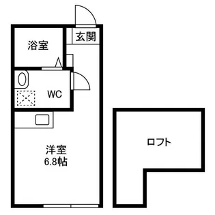 ベイルーム洲崎【2階】の間取り
