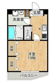 ペルテ市川2【2階】の間取り