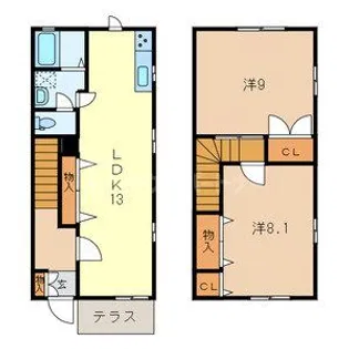 シャトルコーポの間取り