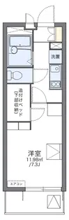 レオパレスルビナス【3階】の間取り