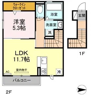 プレジール【2階】の間取り