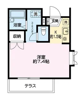 メゾン南浦和Aステージ【1階】の間取り