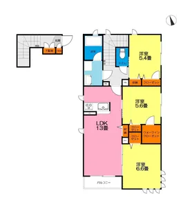 ベルヴィラージュの間取り