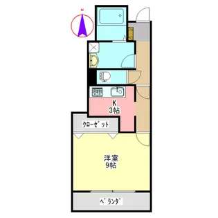 grandis masuda【1階】の間取り