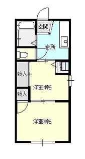 メゾン・プラン【1階】の間取り