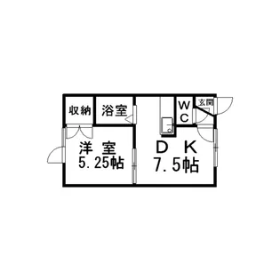 ルミエール【1階】の間取り