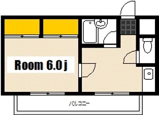 ヒルズ上幟【2階】の間取り