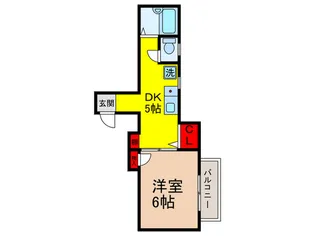 清恒ビルNorth【2階】の間取り