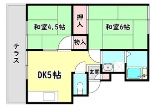 大阪府寝屋川市高柳5【アパート】の間取り