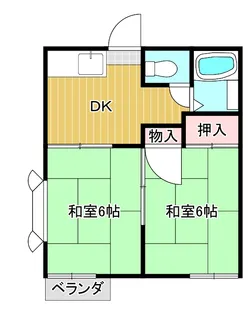 STハイツ新郷【2階】の間取り
