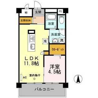 TNR【5階】の間取り