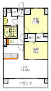 GLAN PLASIR(グランプレジール)【5階】の間取り