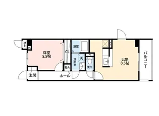 レジーナコンテ【1階】の間取り