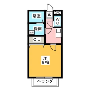 メゾン ド アンジェ【1階】の間取り