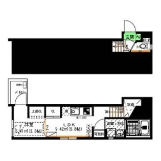 Lucia Hills名駅北(ルチアヒルズ)【3階】の間取り