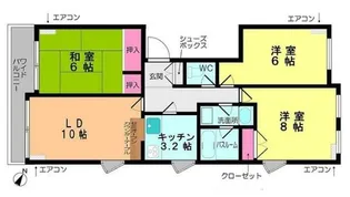 東京都文京区本駒込6【マンション】の間取り