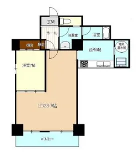 半蔵門ハウス【5階】の間取り