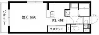 グランストーク立野【2階】の間取り