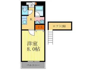 アルファプライズ セブン【5階】の間取り