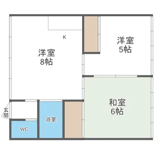 恵ハウス【2階】の間取り
