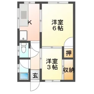 日の出荘【1階】の間取り