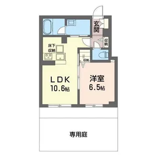 ヴィアソーレ柿の木台【1階】の間取り