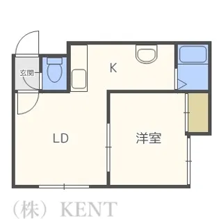 プライムハウス琴似【3階】の間取り