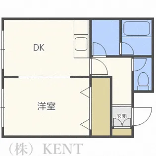 ノースランド発寒II【1階】の間取り