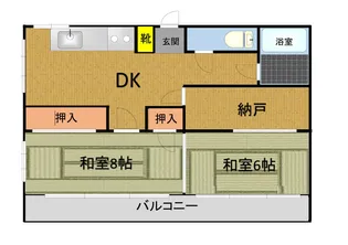 熊本県熊本市北区清水東町【アパート】の間取り