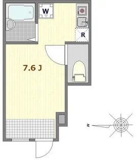 グレイスシールド烏丸【1階】の間取り