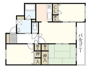 ベルナティオA館【2階】の間取り
